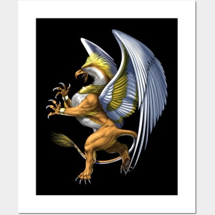 Greek Mythical Creature Griffin Posters and Art